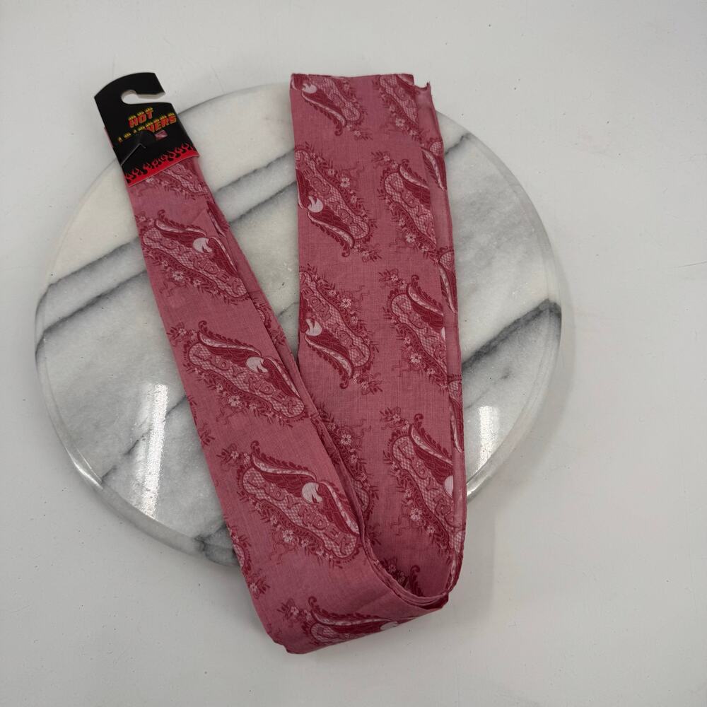 NWT Hot Leathers Pink "lady rider" scarf
